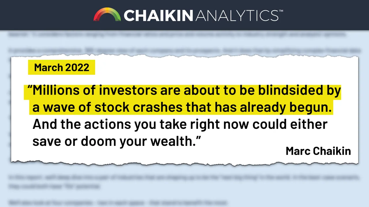 quote cpgr marketcrash chaikin blindside